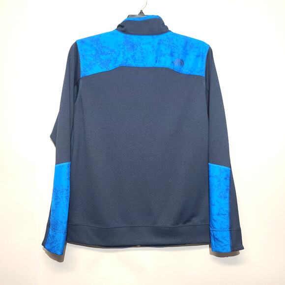 The North Face Blue Ampere Grid Full-Zip Jacket Men's Size M - Picture 3 of 5